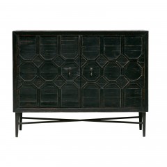 SIDEBOARD HEXA WOOD BLACK - CABINETS, SHELVES